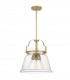 Quoizel Wimberley Dome Pendant Ceiling Light Weathered Brass-1