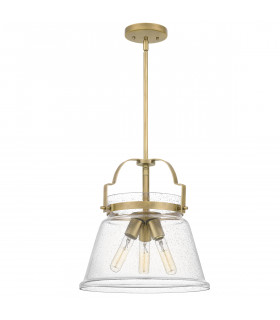 Quoizel Wimberley Dome Pendant Ceiling Light Weathered Brass-1