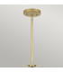 Quoizel Wimberley Dome Pendant Ceiling Light Weathered Brass-2