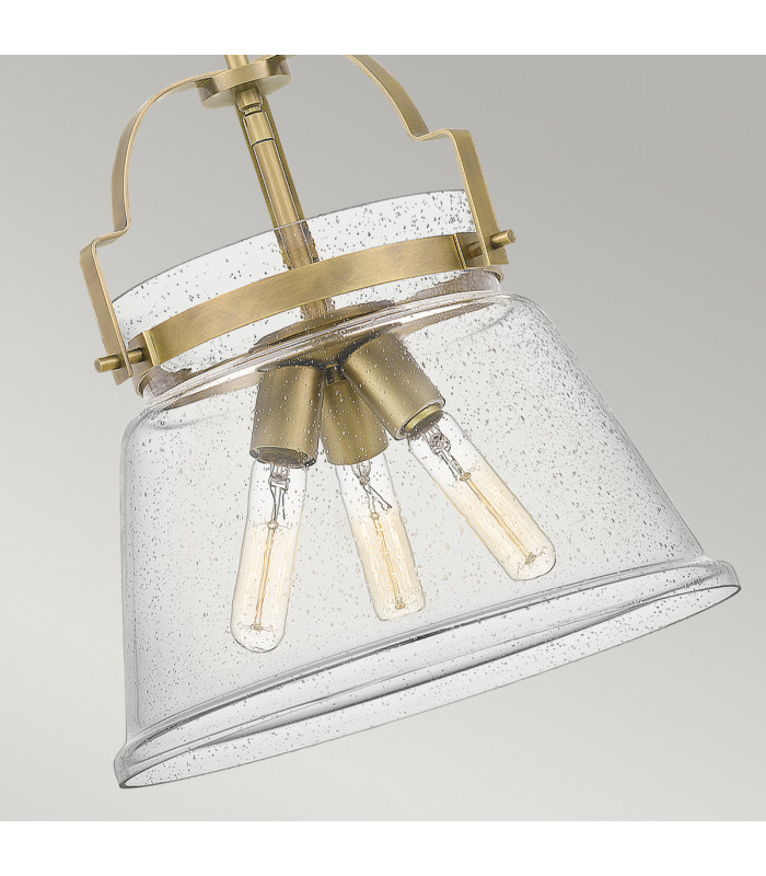 Quoizel Wimberley Dome Pendant Ceiling Light Weathered Brass-4