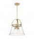 Quoizel Wimberley Dome Pendant Ceiling Light Weathered Brass-5