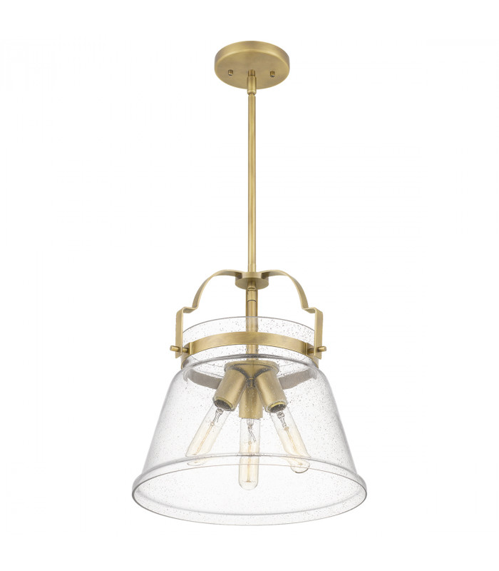 Quoizel Wimberley Dome Pendant Ceiling Light Weathered Brass-6