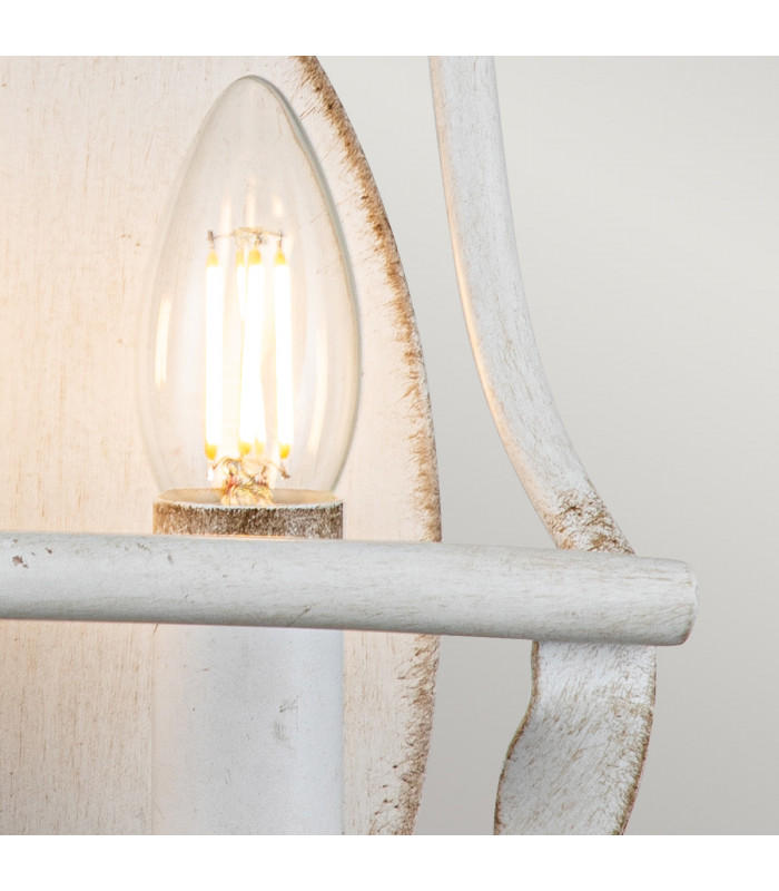 Quoizel Bradbury Candle Wall Lamp Antique White-3