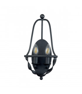 Quoizel Bradbury Candle Wall Lamp Grey Ash-2