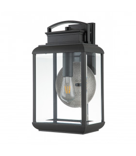 Quoizel Byron Outdoor Wall Lantern Graphite with Pewter Reflector IP44-2