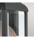 Quoizel Byron Outdoor Wall Lantern Graphite with Pewter Reflector IP44-5
