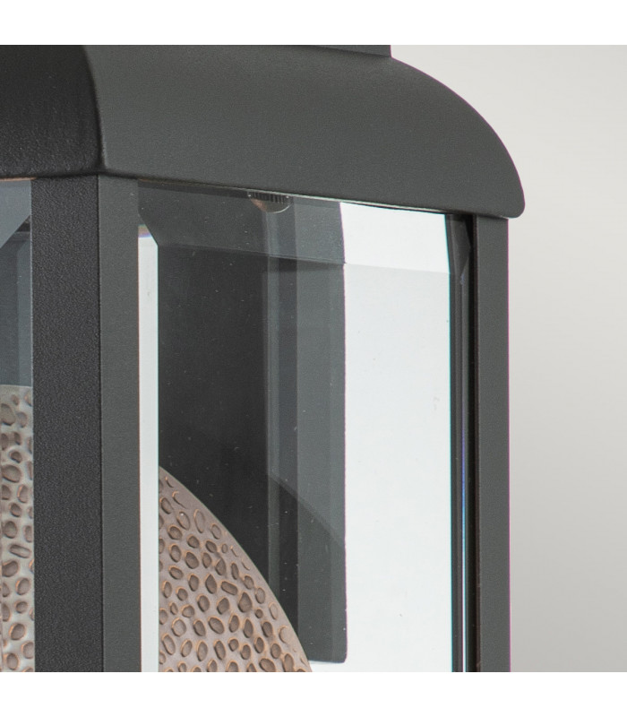 Quoizel Byron Outdoor Wall Lantern Graphite with Pewter Reflector IP44-5