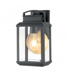Quoizel Byron Outdoor Wall Lantern Graphite with Pewter Reflector IP44-1