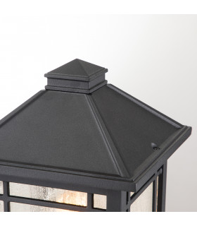 Quoizel Cedar Point Outdoor Pedestal Light Black IP44-2