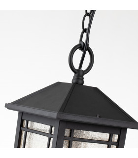 Quoizel Cedar Point Outdoor Pendant Ceiling Light Black IP44-2
