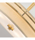 Quoizel Gotham Cylindrical Pendant Ceiling Light Brushed Brass-5
