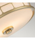 Quoizel Guardian Cylindrical Ceiling Light Painted Natural Brass IP44-4