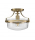 Quoizel Penn Station Cylindrical Ceiling Light Brushed Brass-2