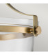 Quoizel Penn Station Cylindrical Ceiling Light Brushed Brass-3