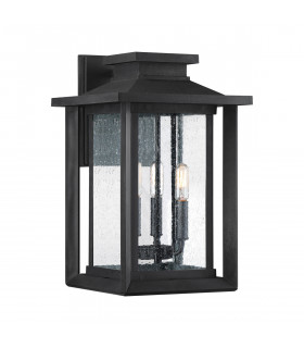 Quoizel Wakefield Outdoor Wall Lantern Earth Black IP44-1