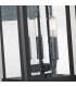 Quoizel Wakefield Outdoor Wall Lantern Earth Black IP44-3