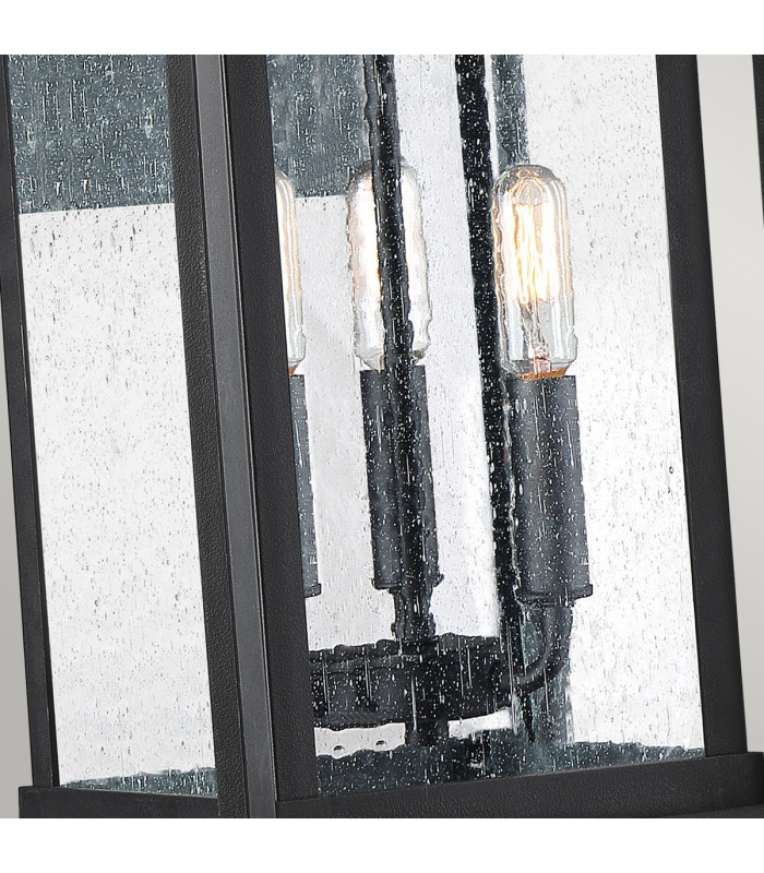 Quoizel Wakefield Outdoor Wall Lantern Earth Black IP44-3