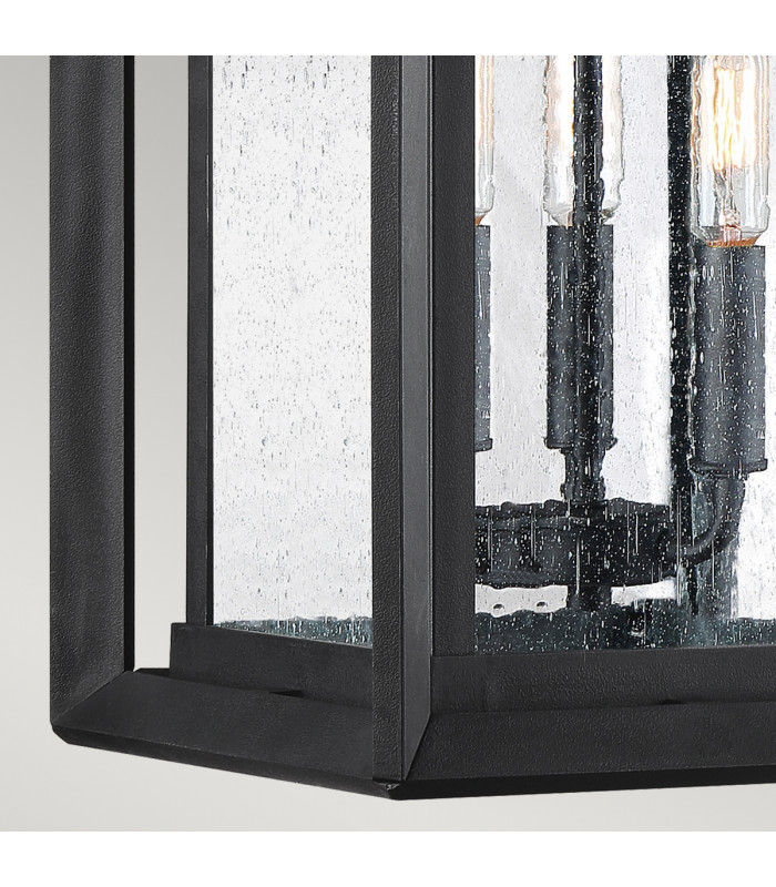 Quoizel Wakefield Outdoor Wall Lantern Earth Black IP44-4