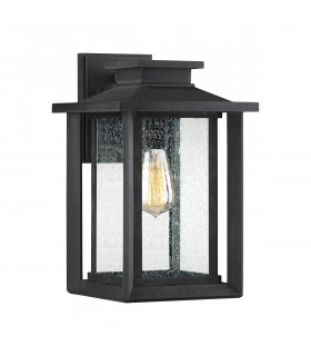 Quoizel Wakefield Outdoor Wall Lantern Earth Black IP44-1