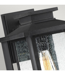 Quoizel Wakefield Outdoor Wall Lantern Earth Black IP44-2