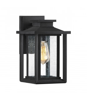 Quoizel Wakefield Outdoor Wall Lantern Earth Black IP44-1