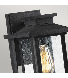 Quoizel Wakefield Outdoor Wall Lantern Earth Black IP44-2
