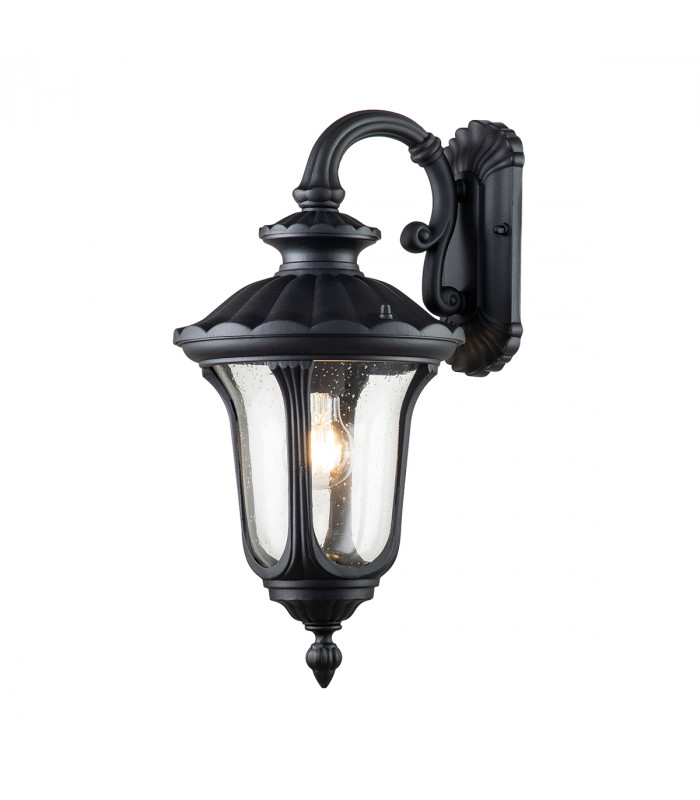 Chicago Outdoor Wall Lantern Textured Black IP44-1