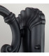 Chicago Outdoor Wall Lantern Textured Black IP44-5
