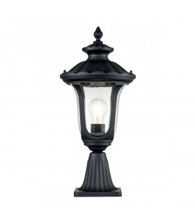 Chicago Outdoor Pedestal Light Textured Black IP44-1