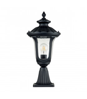 Chicago Outdoor Pedestal Light Textured Black IP44-2