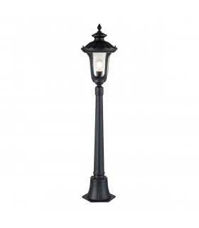 Chicago Outdoor Bollard Textured Black IP44-1