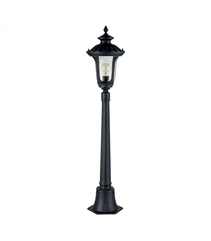 Chicago Outdoor Bollard Textured Black IP44-2