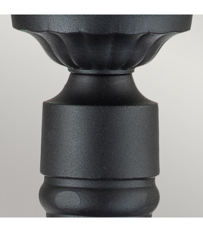 Chicago Outdoor Bollard Textured Black IP44-5