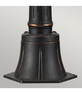 Cleveland Outdoor Bollard Weathered Bronze IP44-2