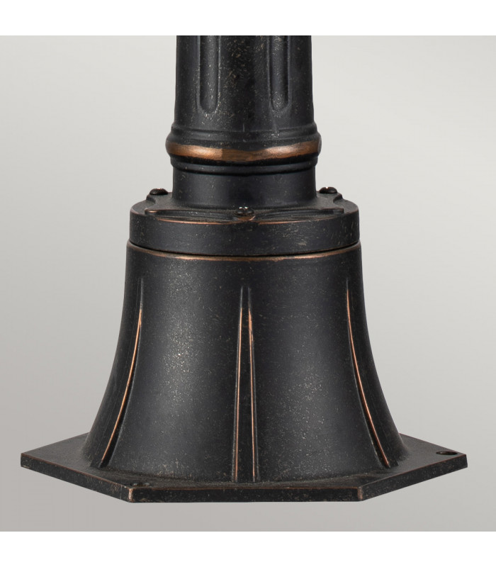 Cleveland Outdoor Bollard Weathered Bronze IP44-2