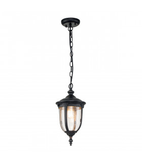 Cleveland Outdoor Pendant Ceiling Light Weathered Bronze IP44-1