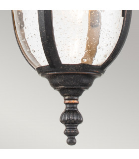 Cleveland Outdoor Pendant Ceiling Light Weathered Bronze IP44-2
