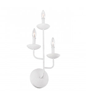 Feiss Annie Candle Wall Lamp Plaster White-1