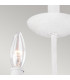 Feiss Annie Candle Wall Lamp Plaster White-3