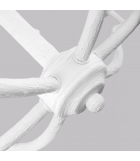 Feiss Annie Multi Arm Chandelier Plaster White-2