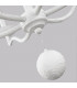 Feiss Annie Multi Arm Chandelier Plaster White-3