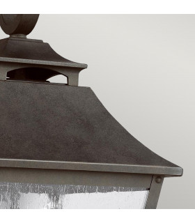 Feiss Galena Outdoor Wall Lantern Sable IP44-2