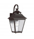 Feiss Galena Outdoor Wall Lantern Sable IP44-1