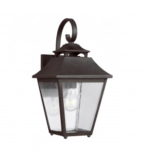 Feiss Galena Outdoor Wall Lantern Sable IP44-1