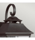 Feiss Galena Outdoor Wall Lantern Sable IP44-2