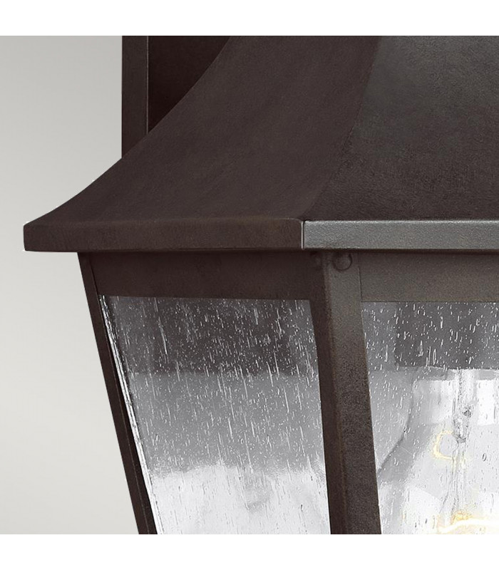 Feiss Galena Outdoor Wall Lantern Sable IP44-3
