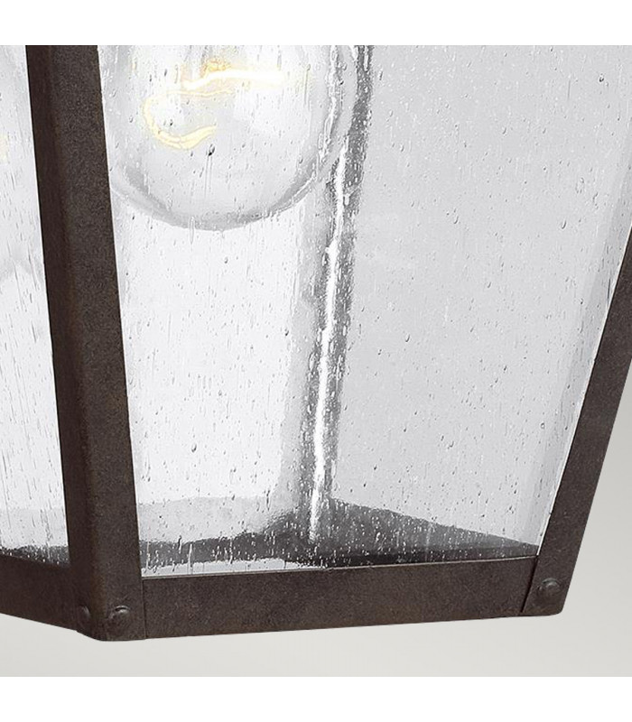 Feiss Galena Outdoor Wall Lantern Sable IP44-4