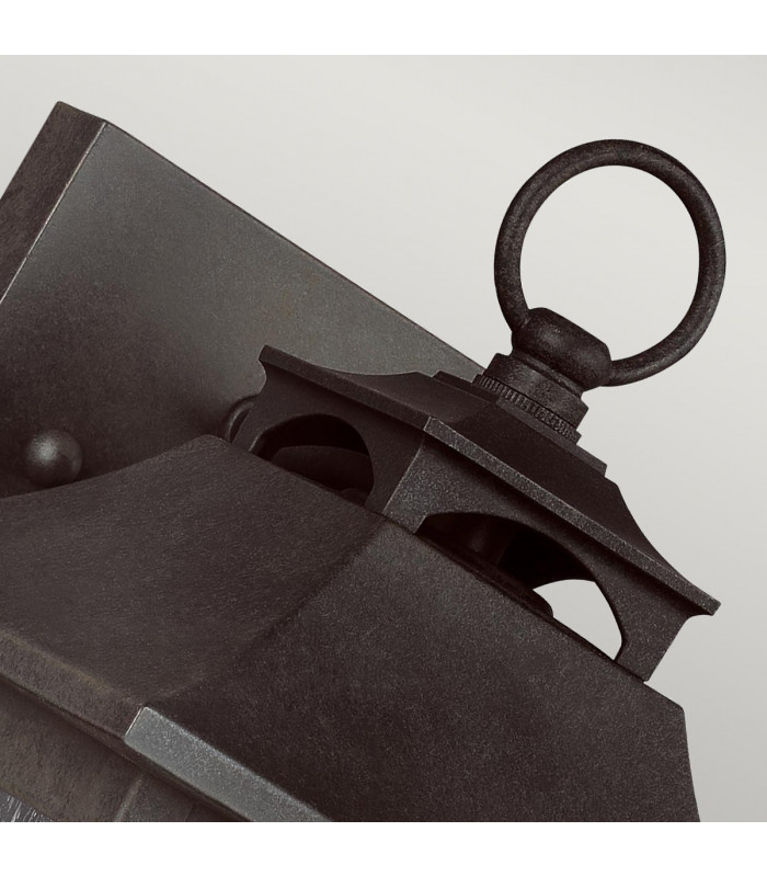 Feiss Galena Outdoor Wall Lantern Sable IP44-2