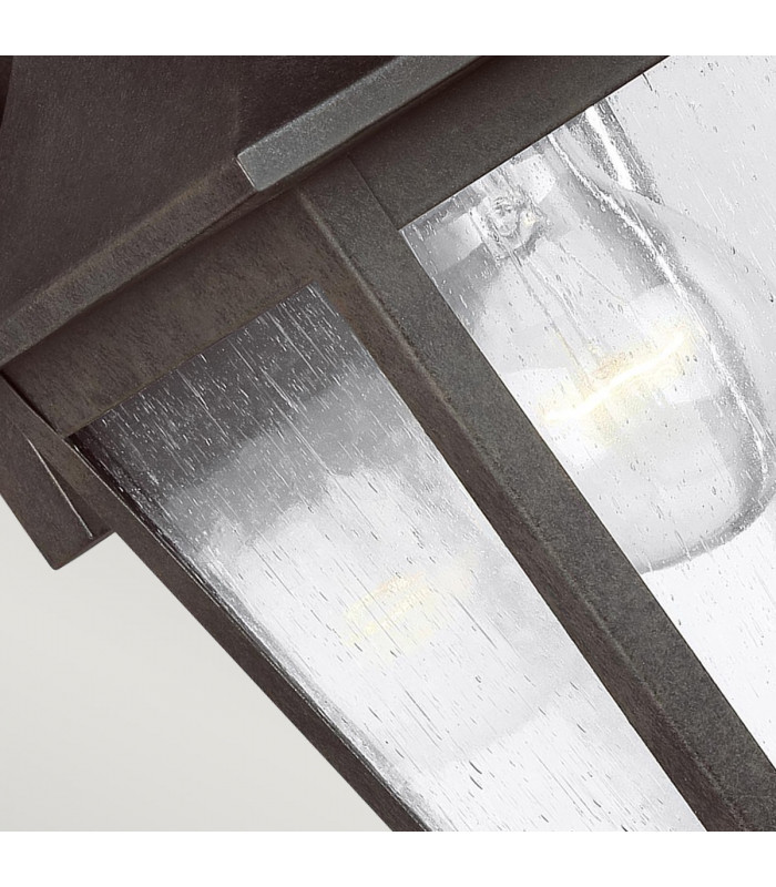 Feiss Galena Outdoor Wall Lantern Sable IP44-3