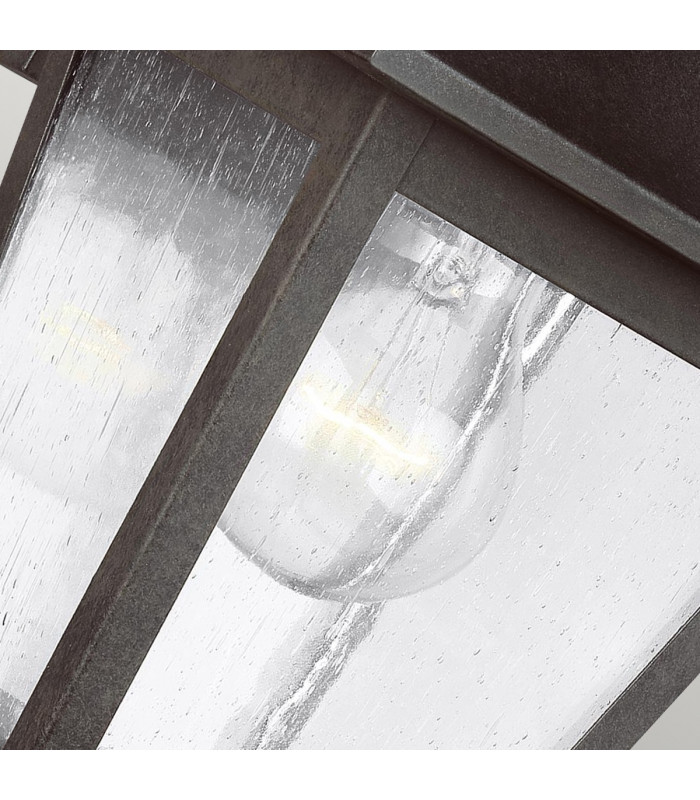 Feiss Galena Outdoor Wall Lantern Sable IP44-4